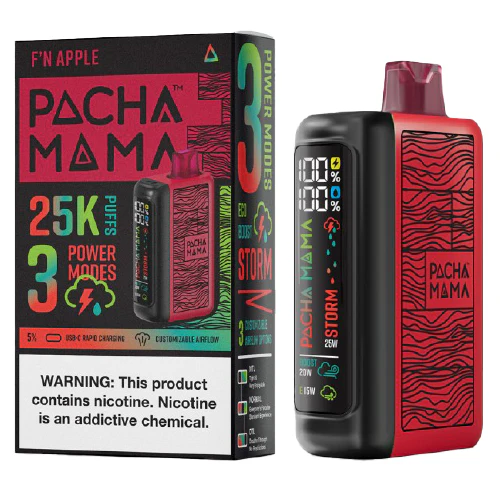 F'N Apple Disposable Vape (25000 Puffs) by Pachamama 25K
