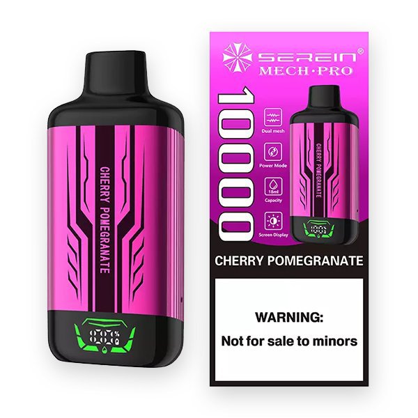 SEREIN MECH-PRO 10000 Puffs Cherry Pomegranate - Image 2